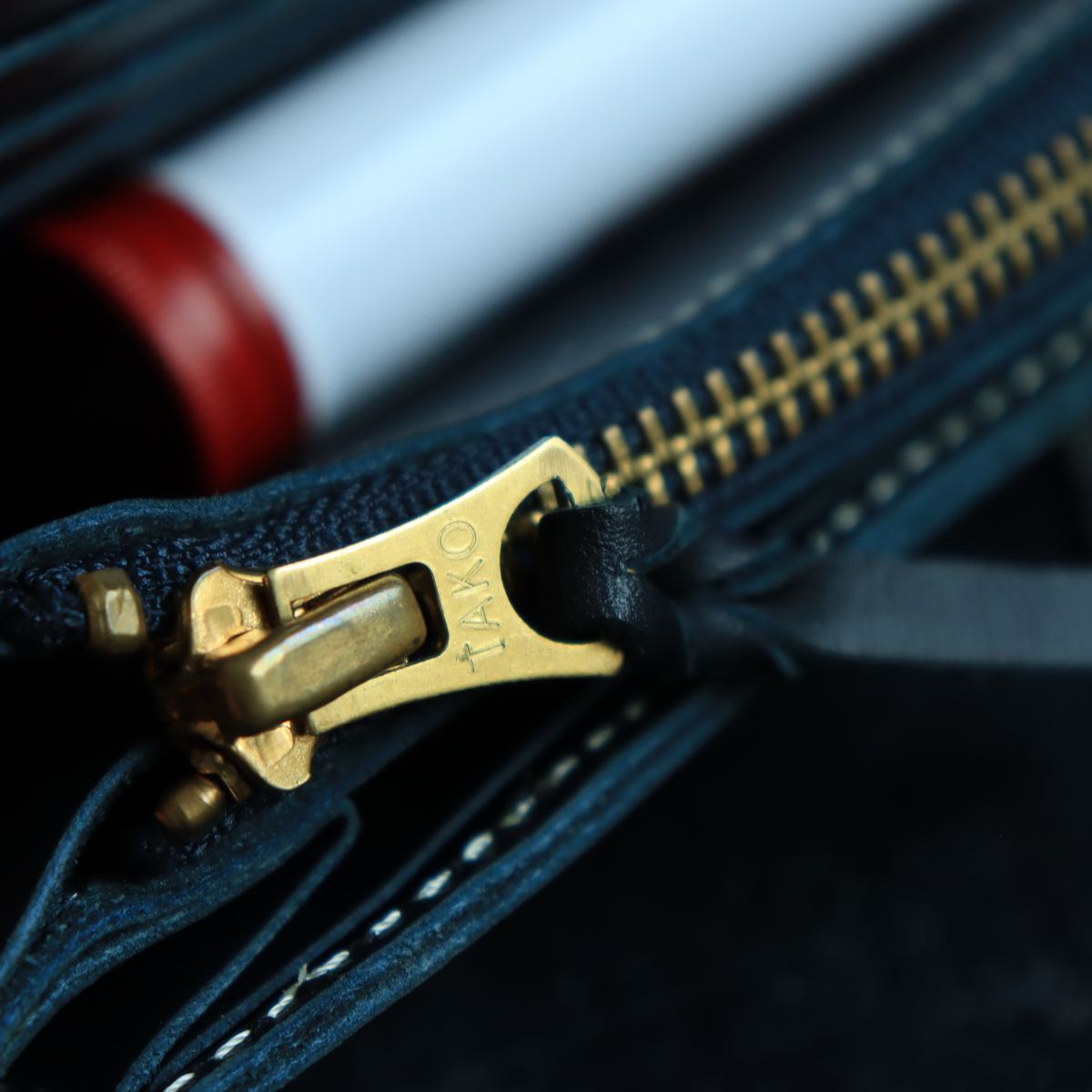 Kawatako Wave Flap Double Snap Long Wallet รูปที่ 8