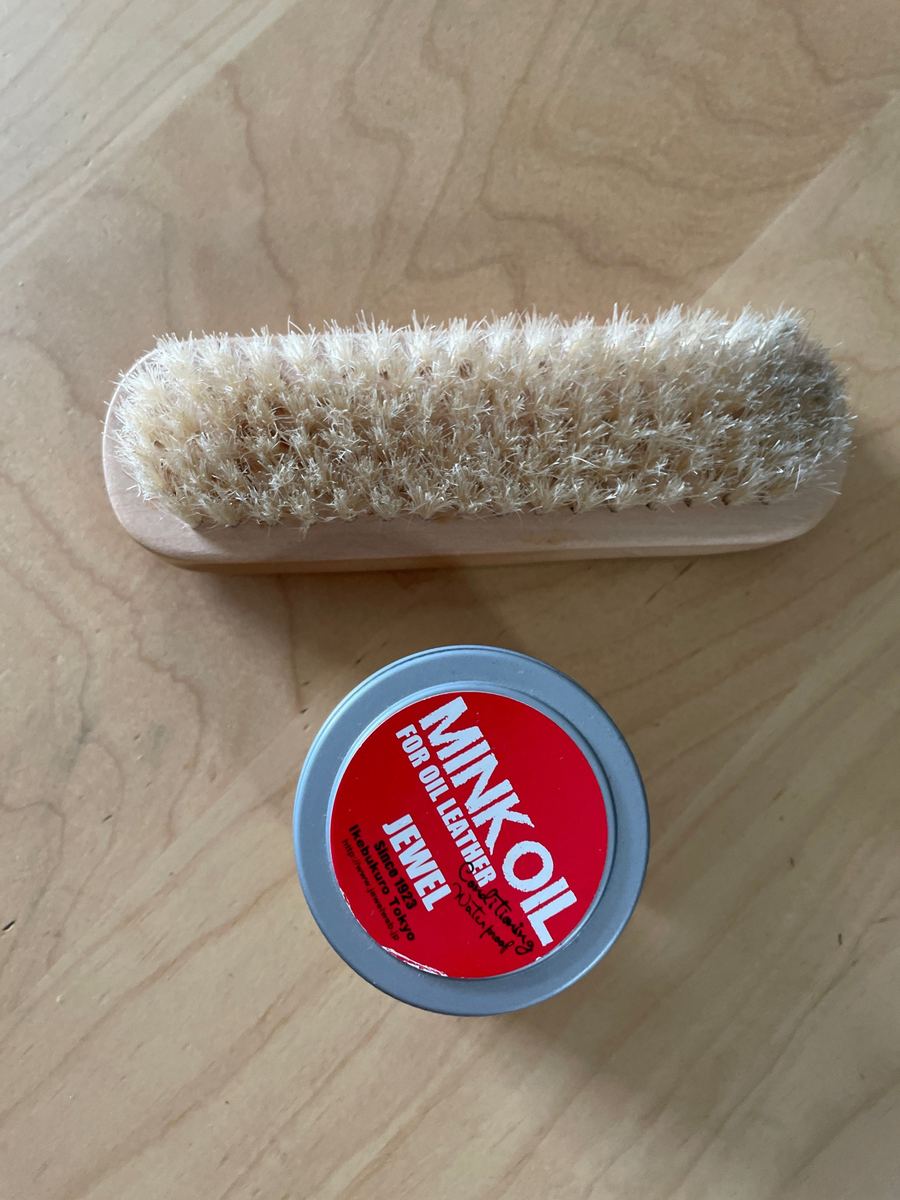 JEWEL JEWEL Mink Oil 50ml + แปรงขัดหนังด้ามไม้ 1 อัน รูปที่ 5