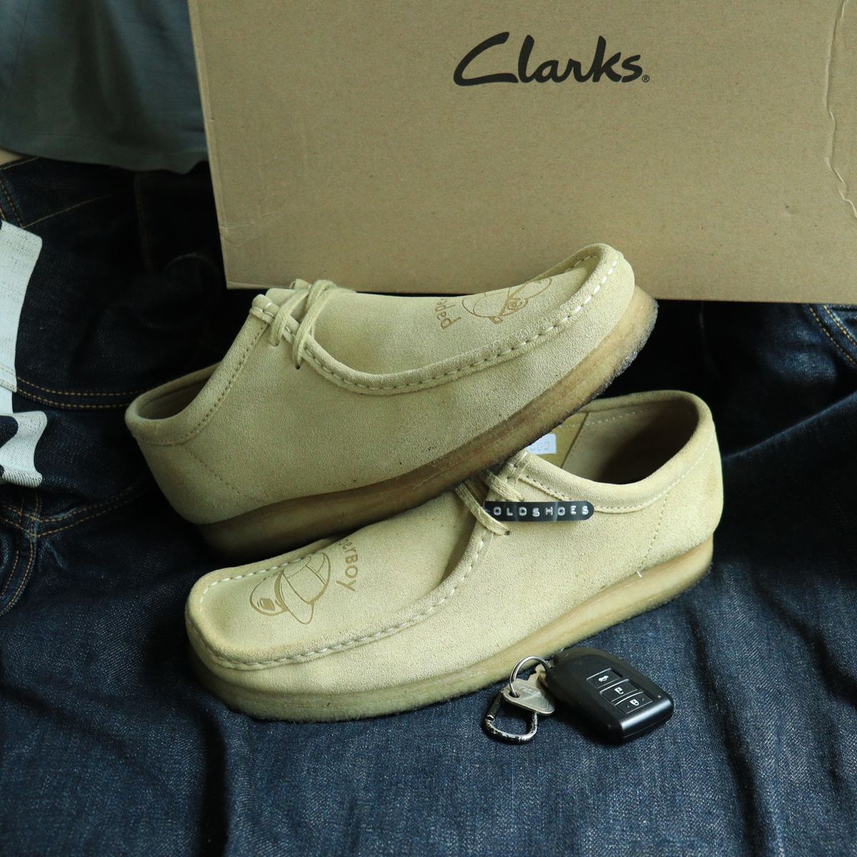 Clarks Wallabee x Paperboy Paris (Maple Suede) รูปที่ 1