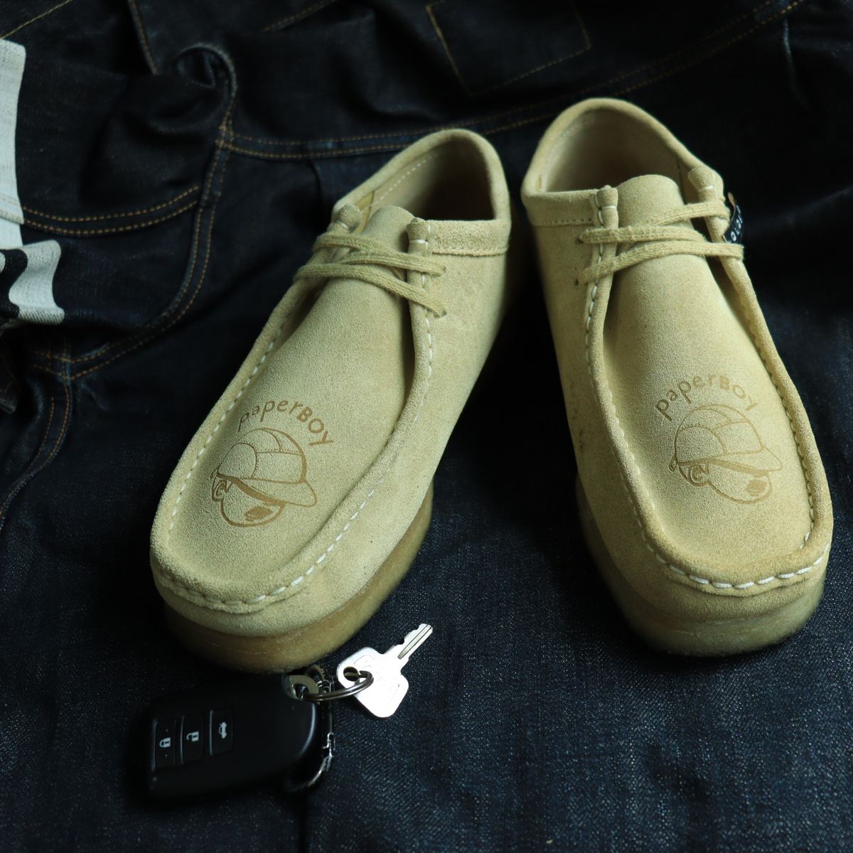 Clarks Wallabee x Paperboy Paris (Maple Suede) รูปที่ 3