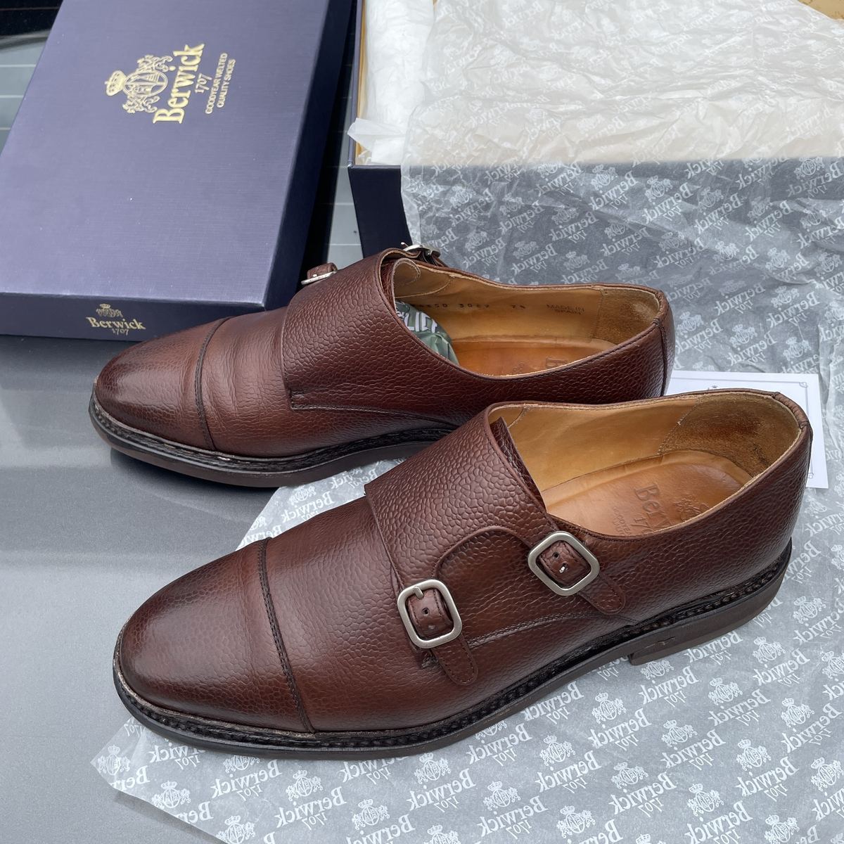 Berwick1707 Double Monk Strap — Style No. 5245 รูปที่ 3